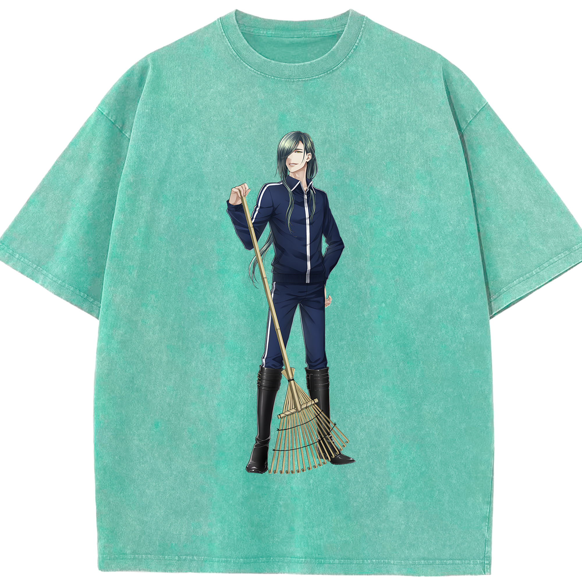 （画像用） 刀剣乱舞 Touken Ranbu 綿100% ヴィンテージ風 半袖Tシャツ（フロントプリント）